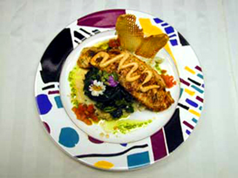 Herb Seared Salmon Dish